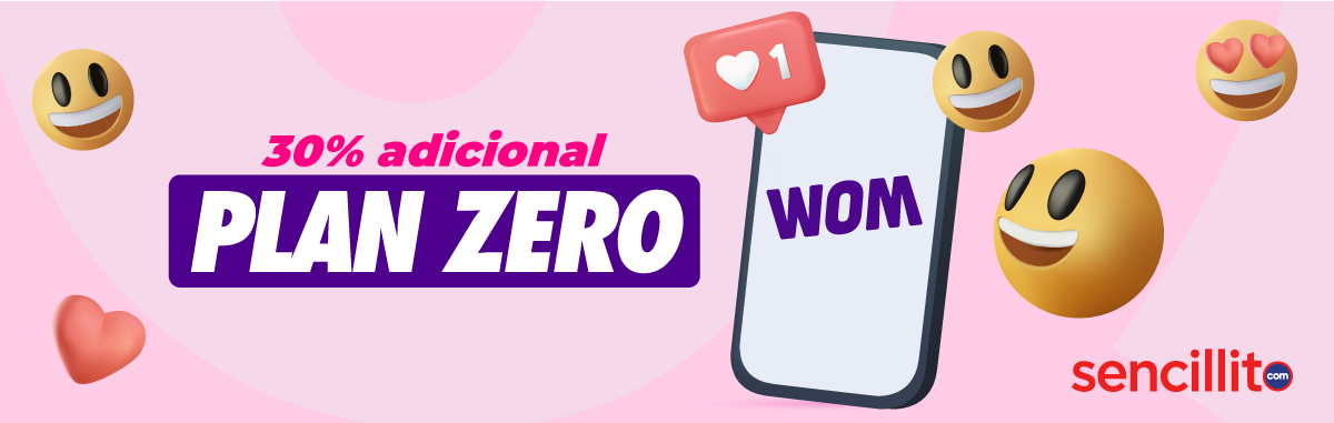 promocion wom plan zero octubre