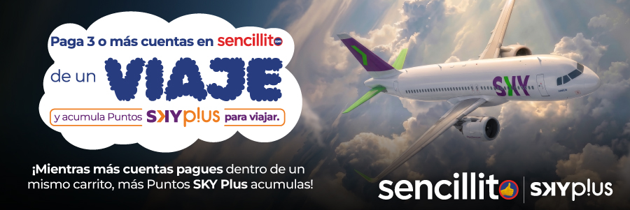 Puntos SKY Plus en Sencillito